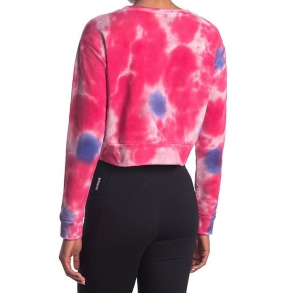 Kappa Authentic Galz Cropped Tie Dye Sweatshirt - Picture 2 of 10
